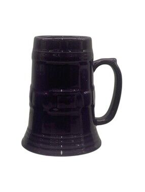 Longaberger Pottery Plum Wisteria Stein (super rare)